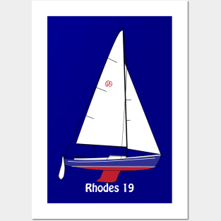 Rhodes 19 Sailboat Posters and Art